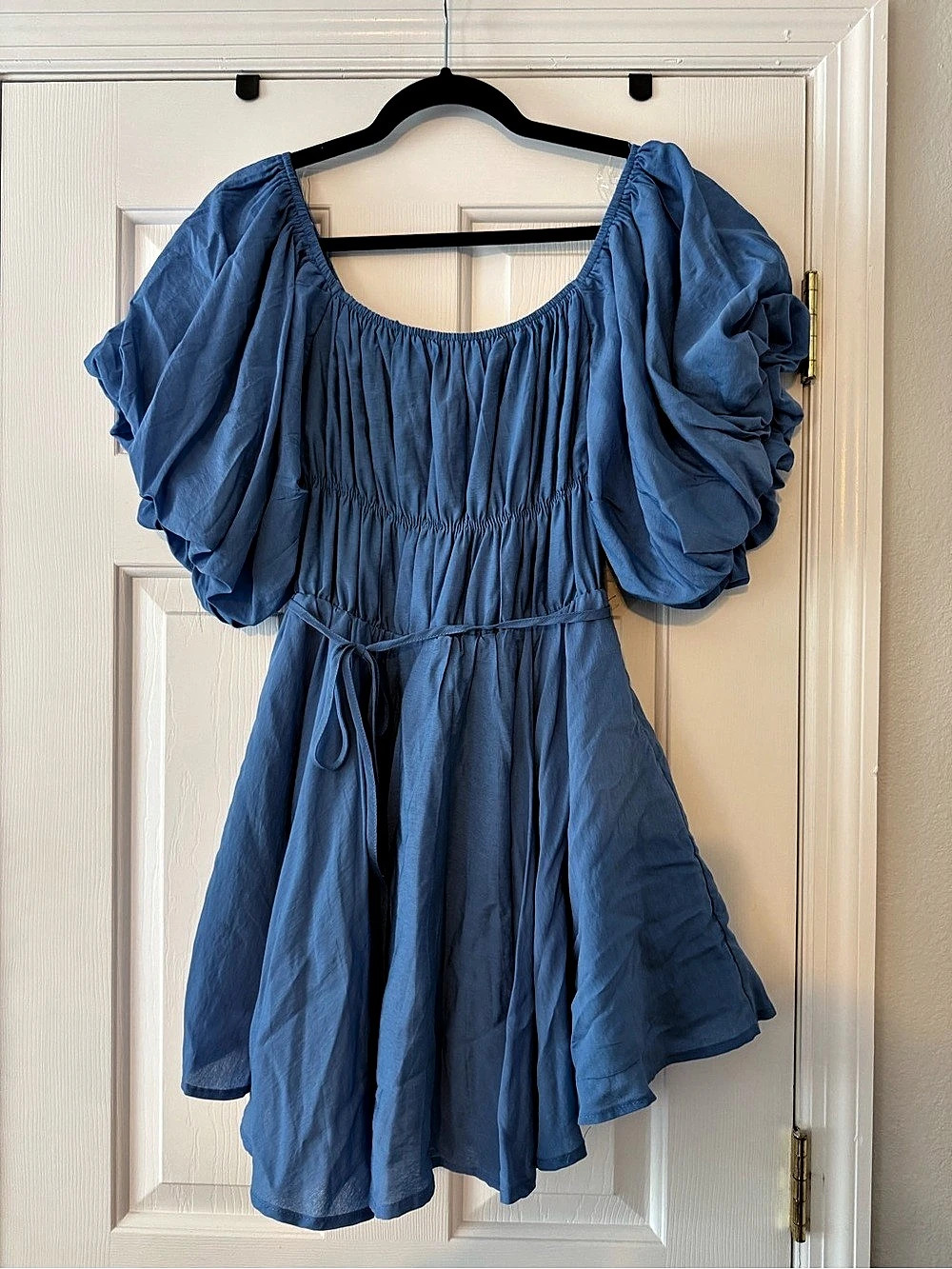 tahlulah Blue Mini Dress Size Medium Like New